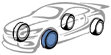 car front left right